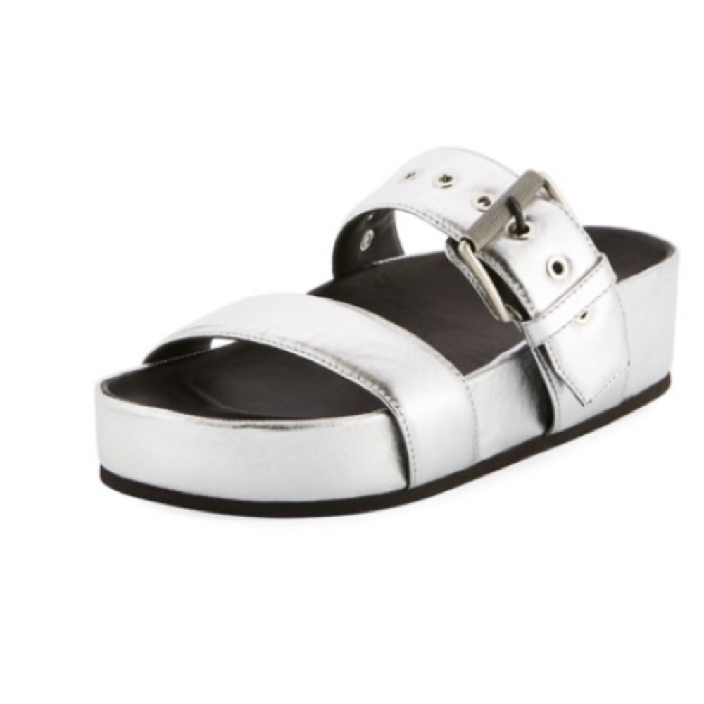 Rag & Bone Evin Metallic Platform Sandals